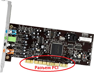 Звуковая карта PCI
